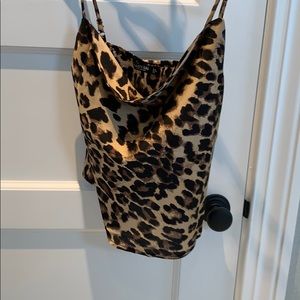 Leopard print cami